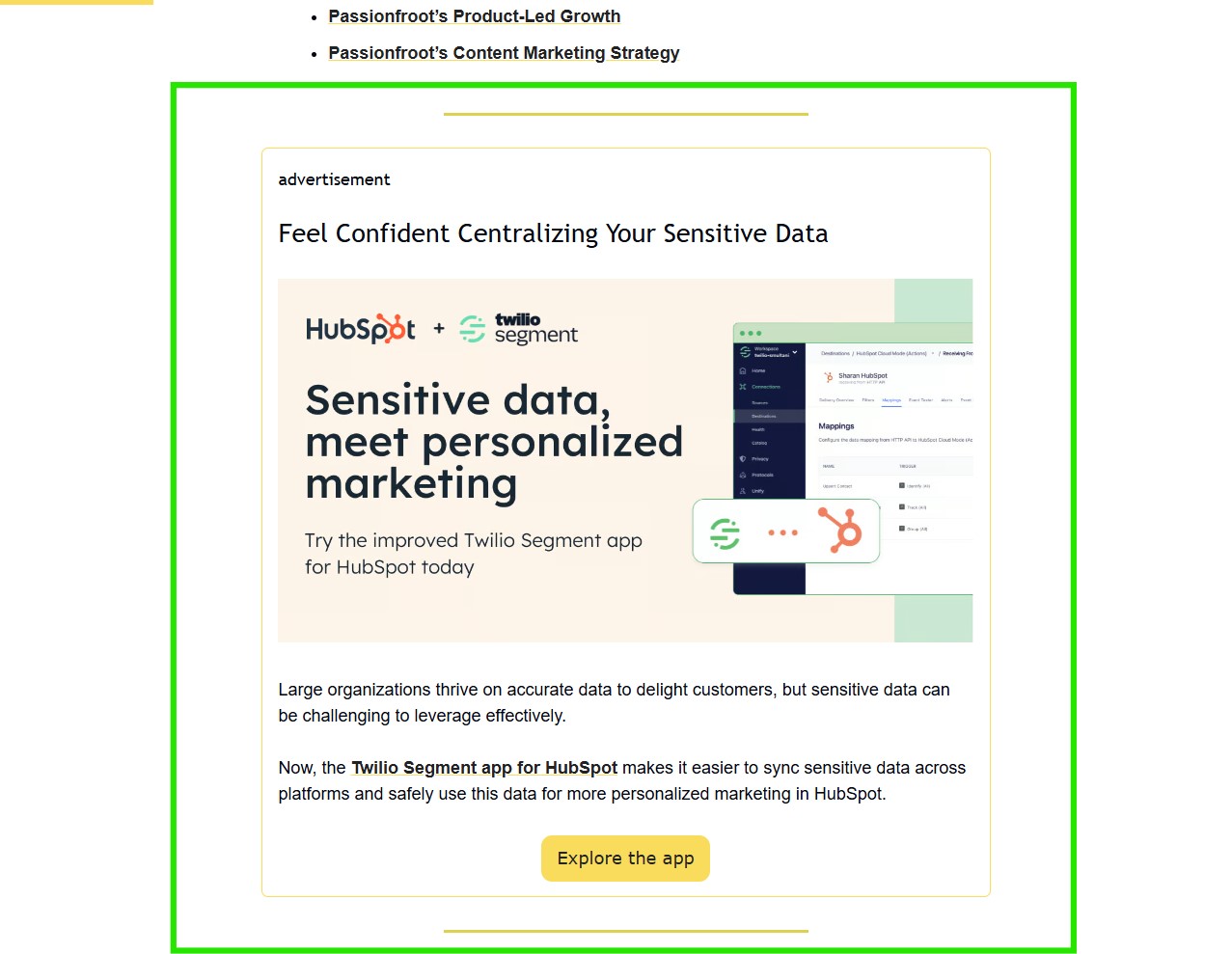 sponsored ads