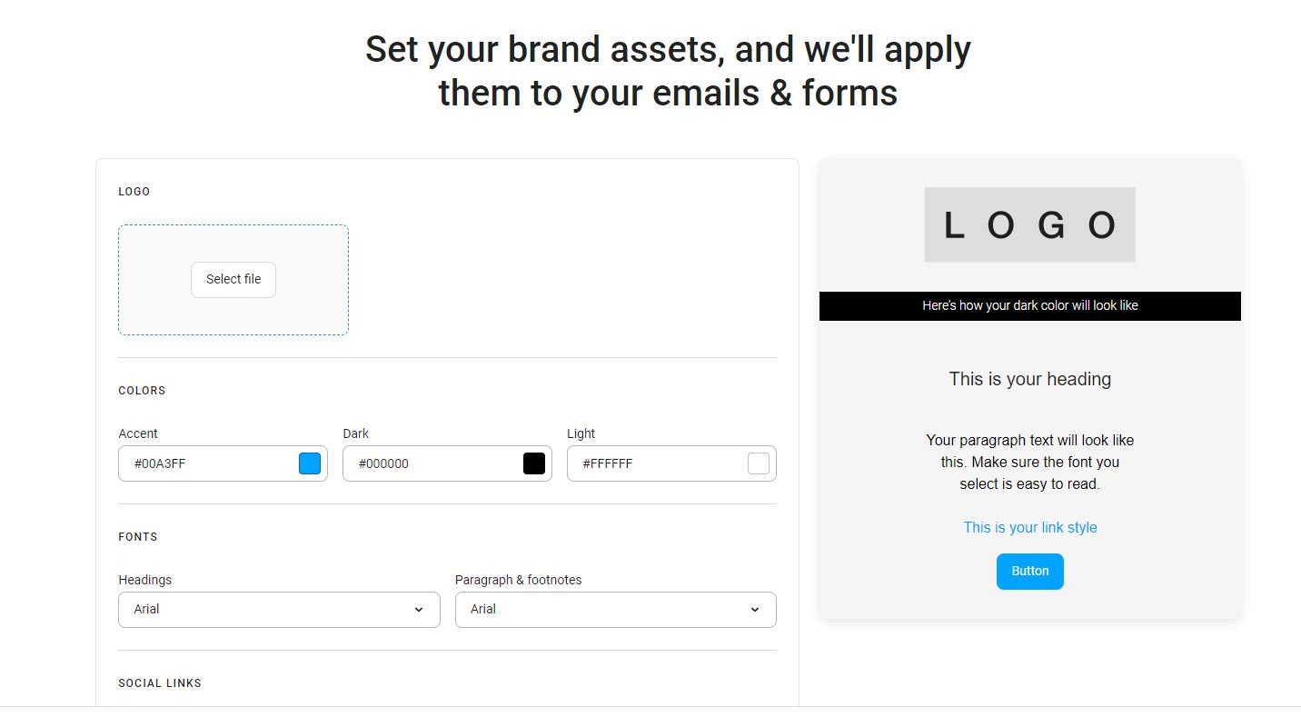adding brand assets