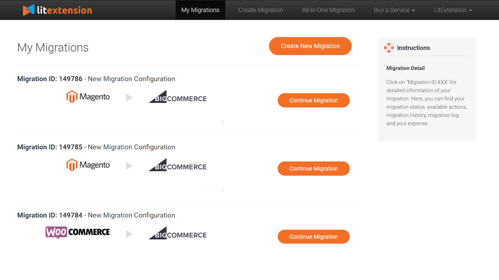 creating new migration