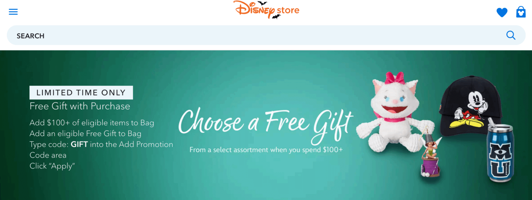 free gift from disney