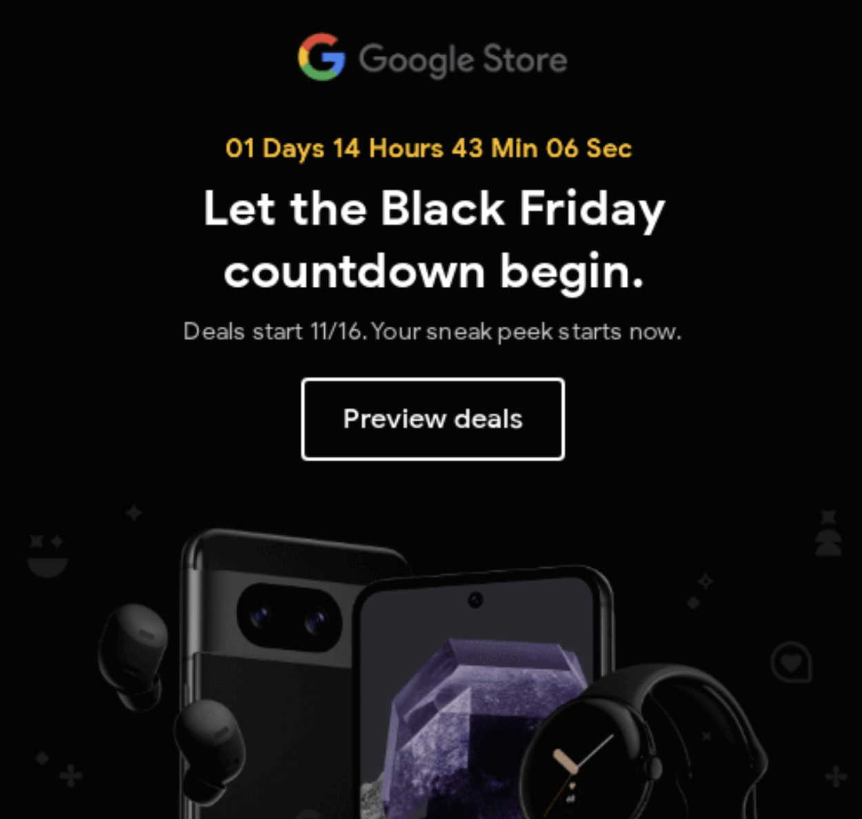 Google store sale