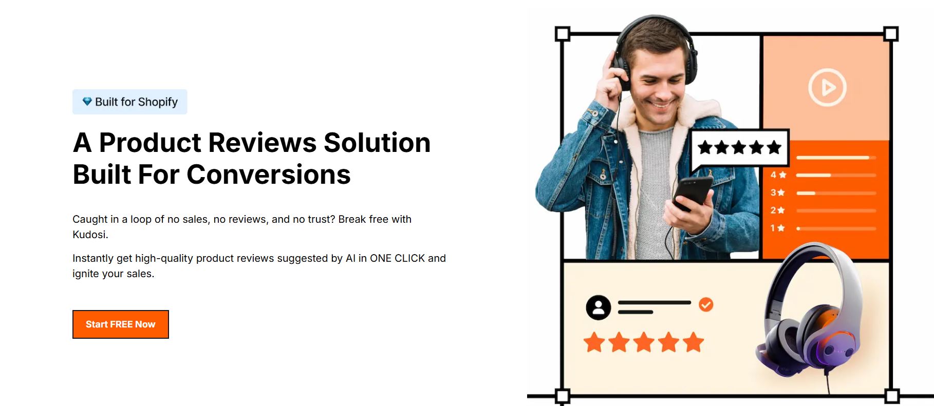 Shopify Reviews app alternative kudosi