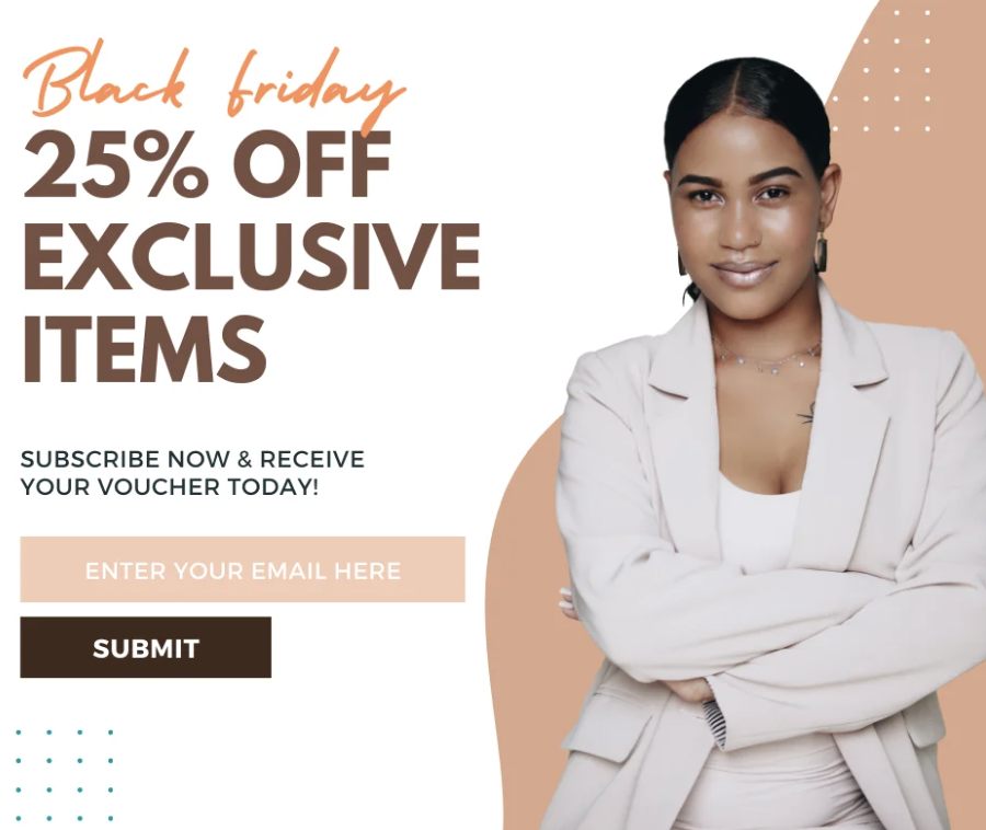 black friday popup
