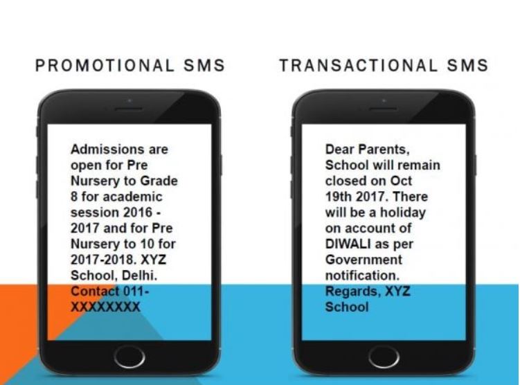 promotional vs transactional sms