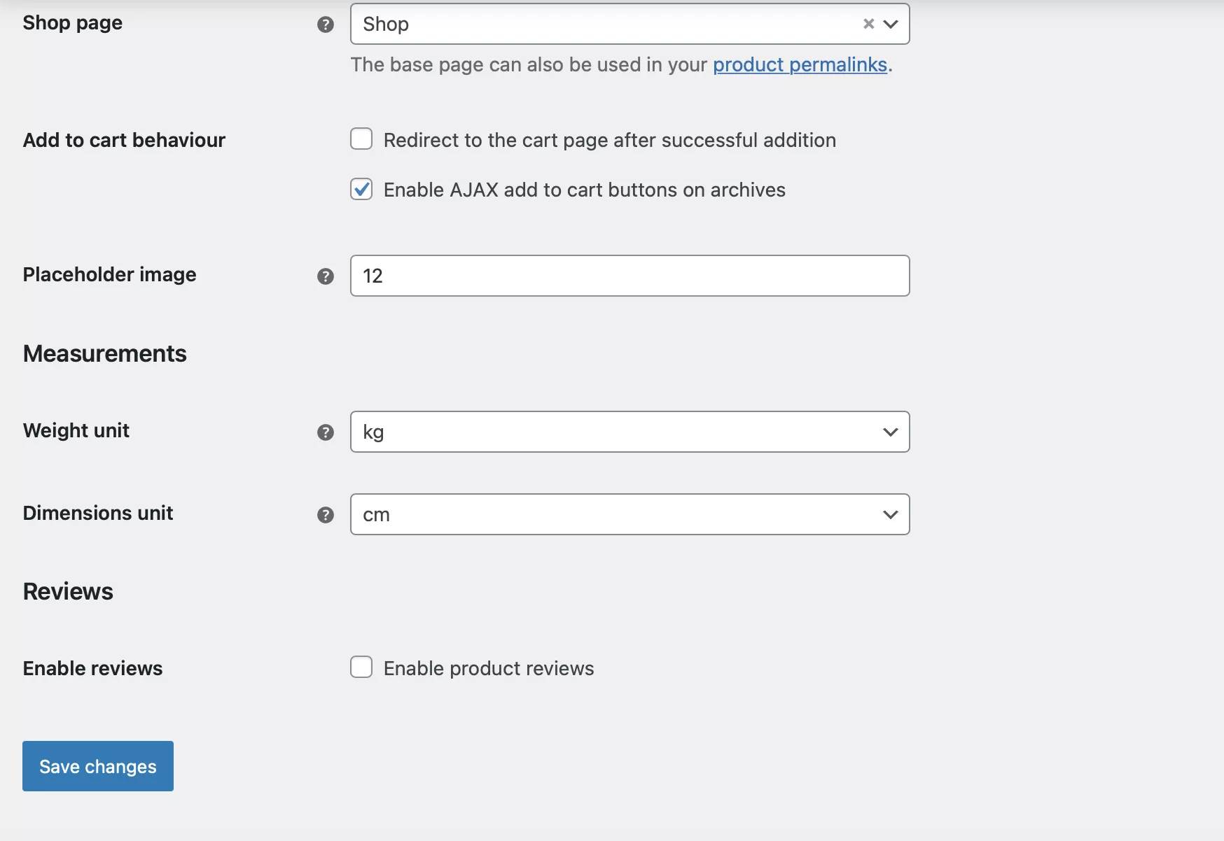 WooCommerce product reviews section