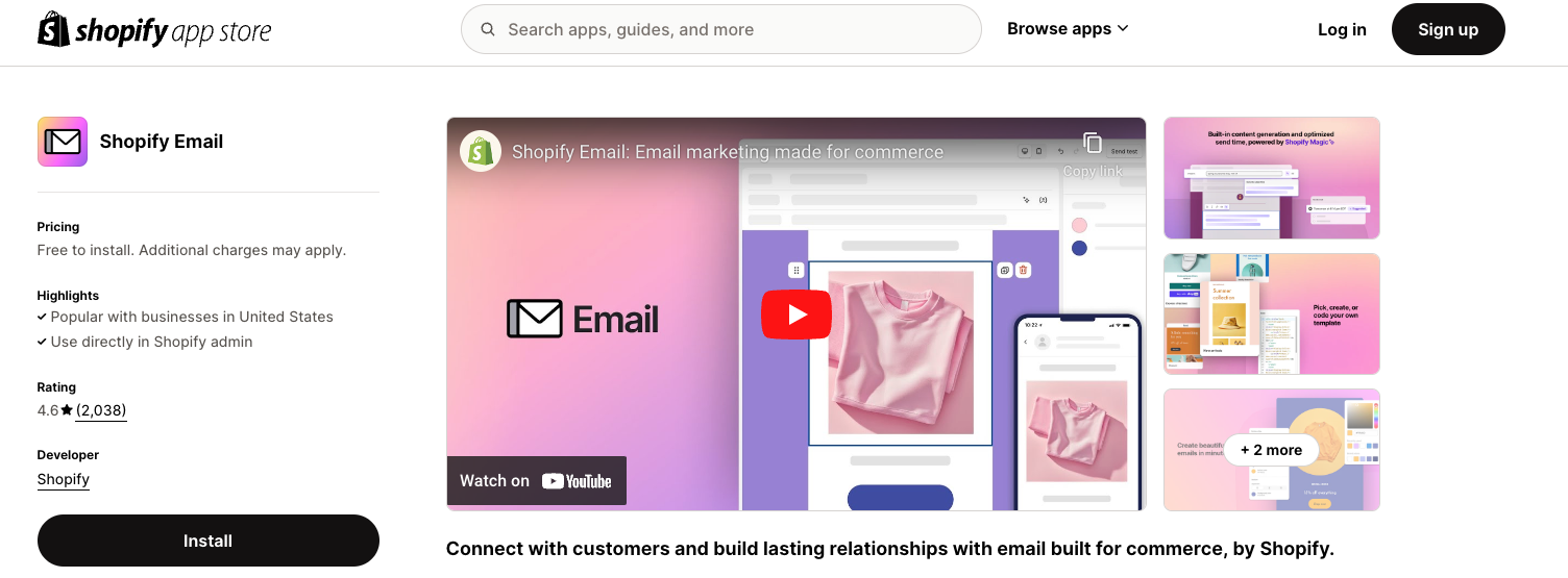 shopify email