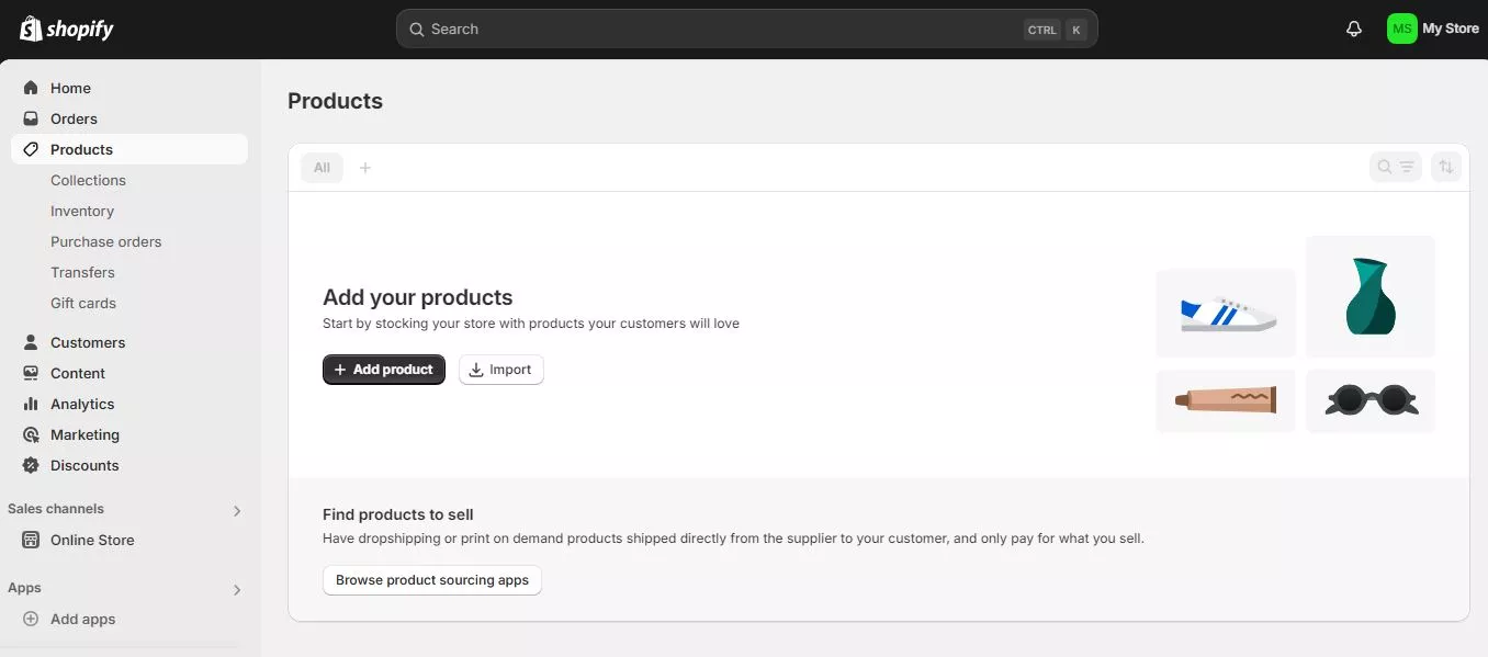 Sell digital products on Shopify: adding products