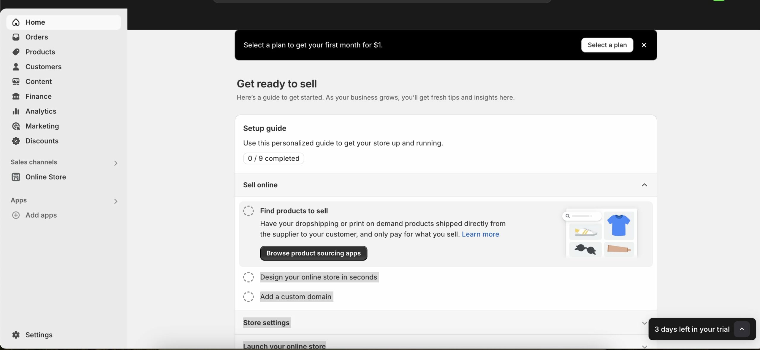 shopify pros and cons - setting up