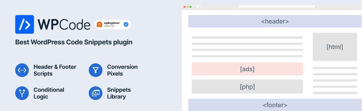 Best free wordpress plugins: wpcode