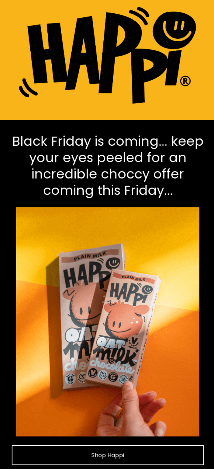 happi teaser email