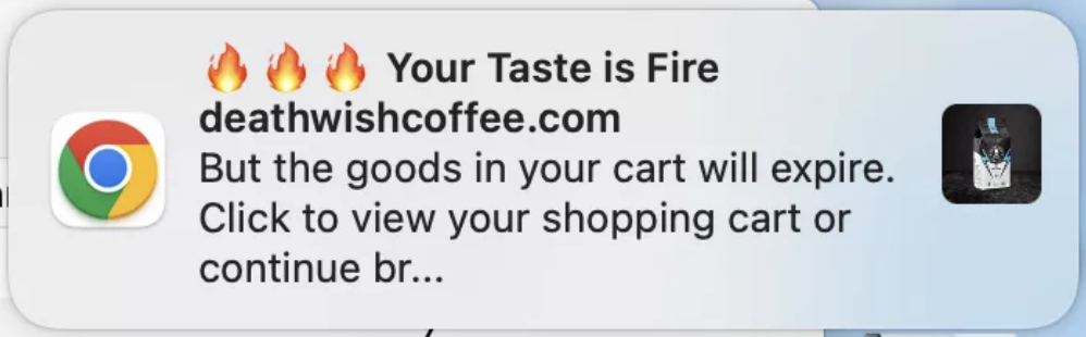web push notification