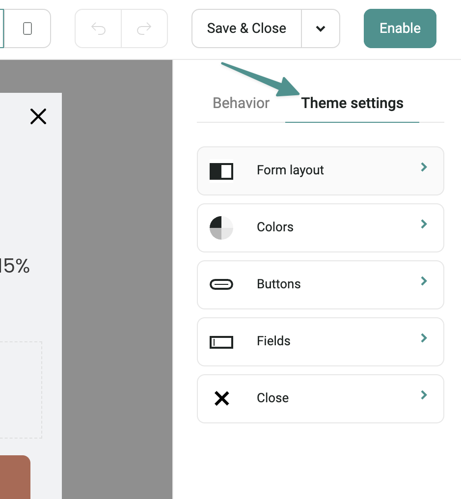 basic settings