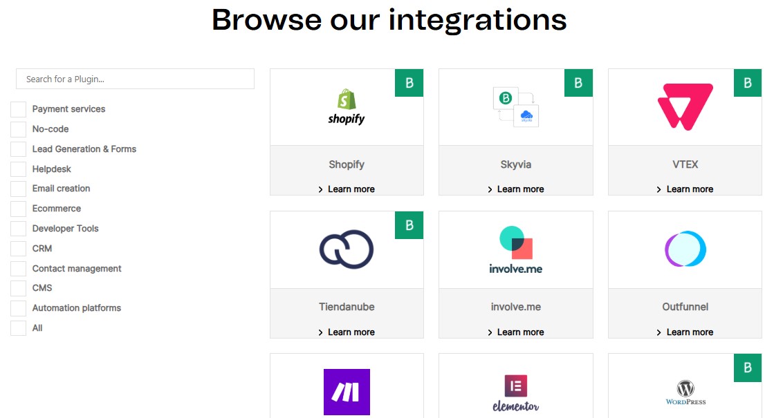 brevo integrations