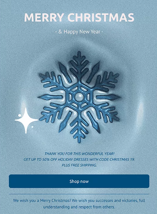 christmas email template