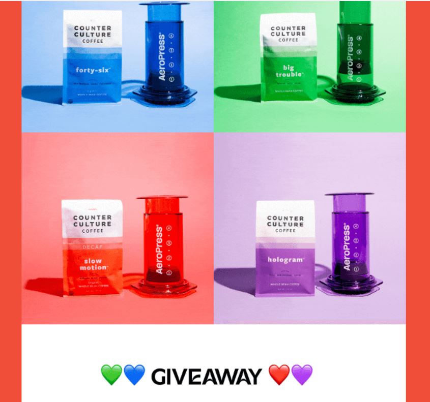 counter culture giveaway email