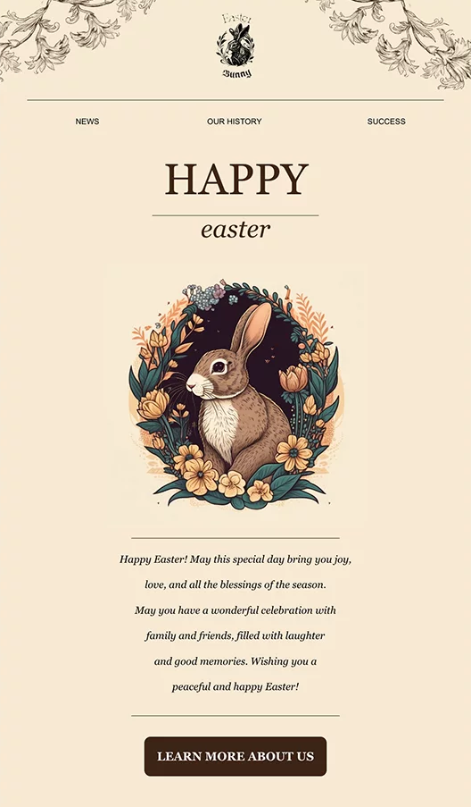 easter email template