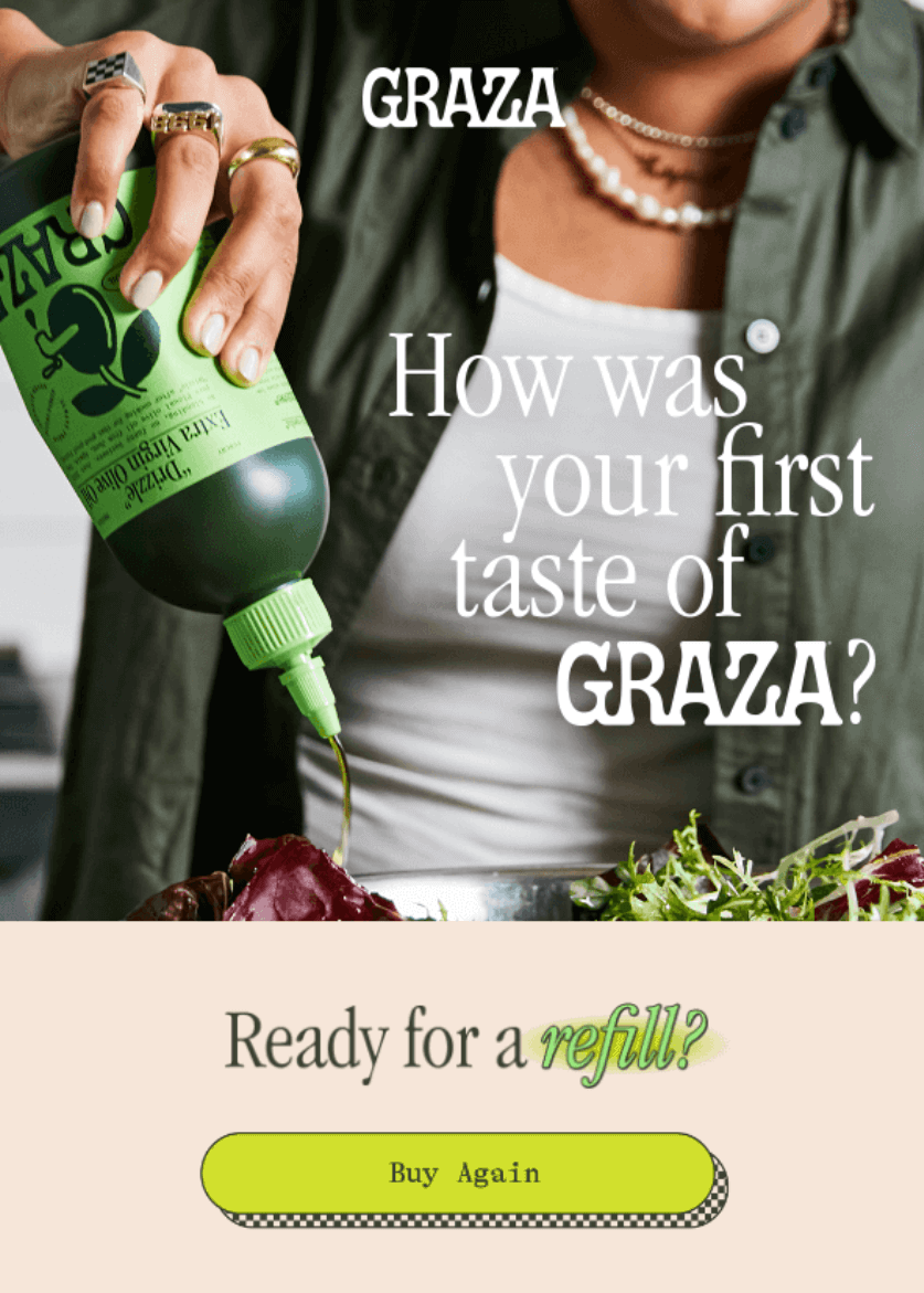graza replenishment email