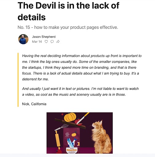 heroes of ecommerce example