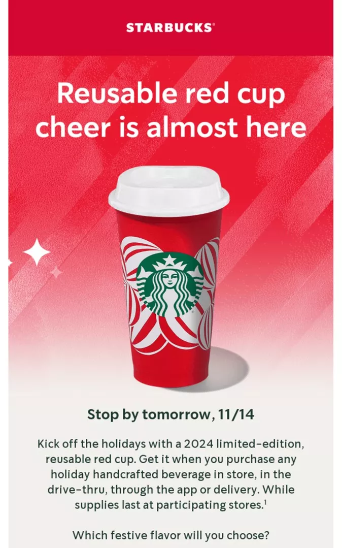 holiday-themed newsletter design
