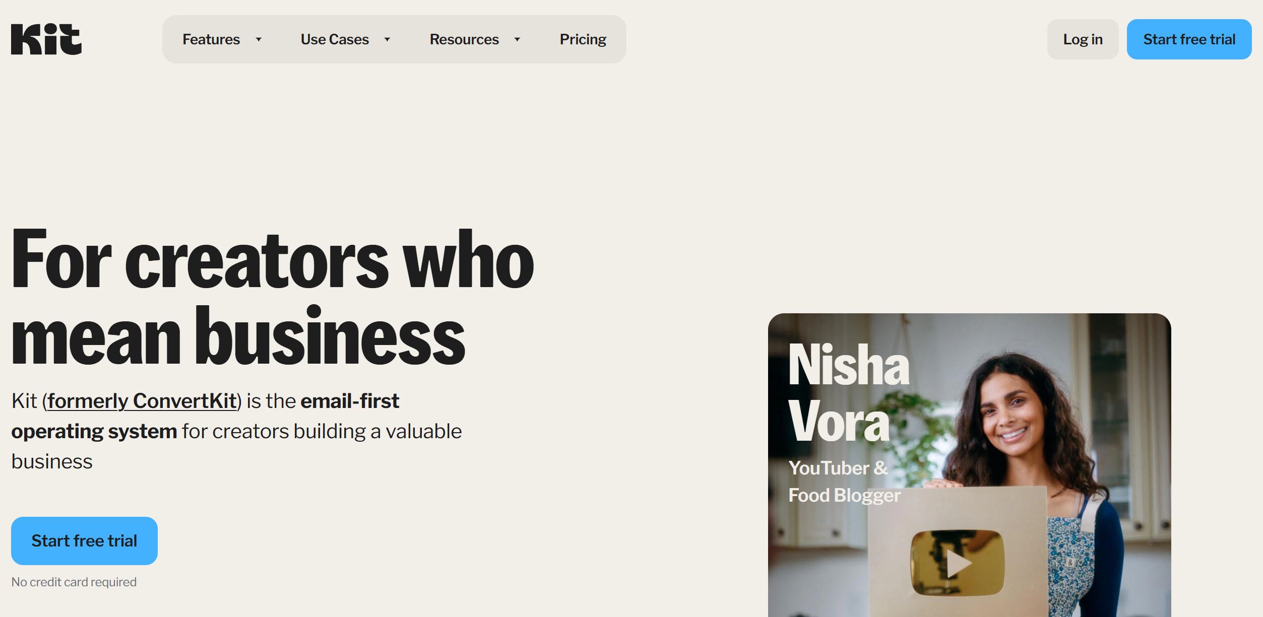 kit homepage