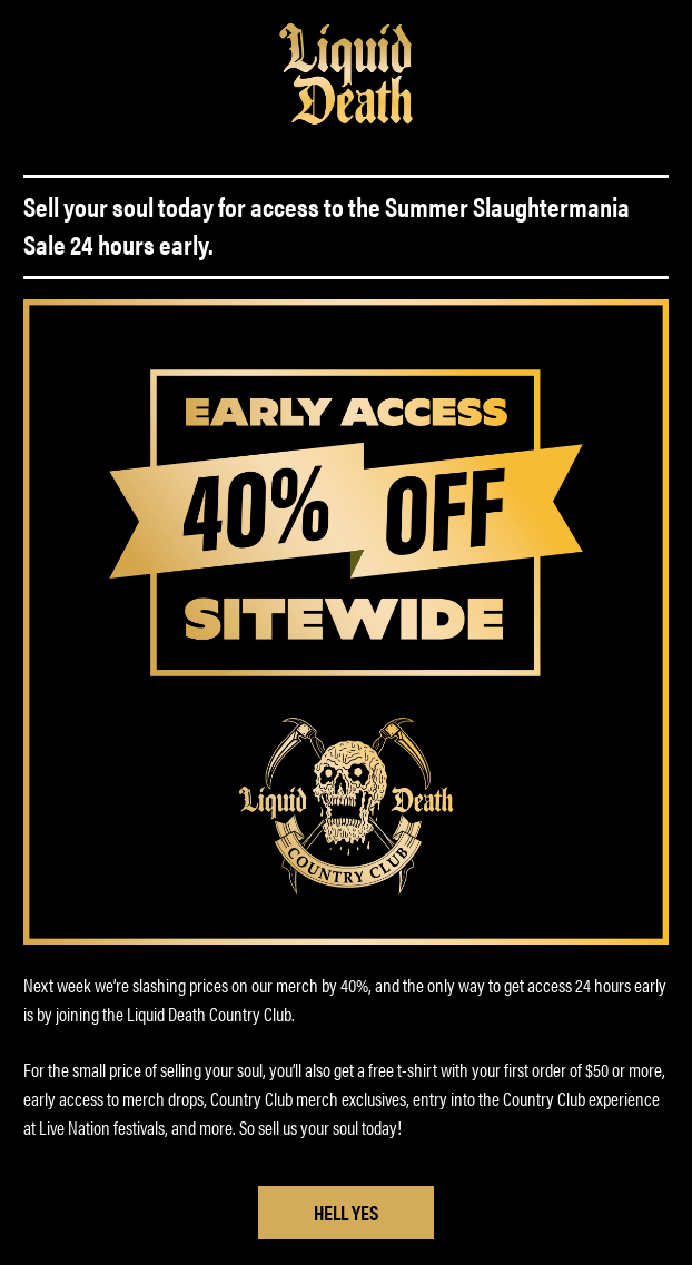 liquid death email