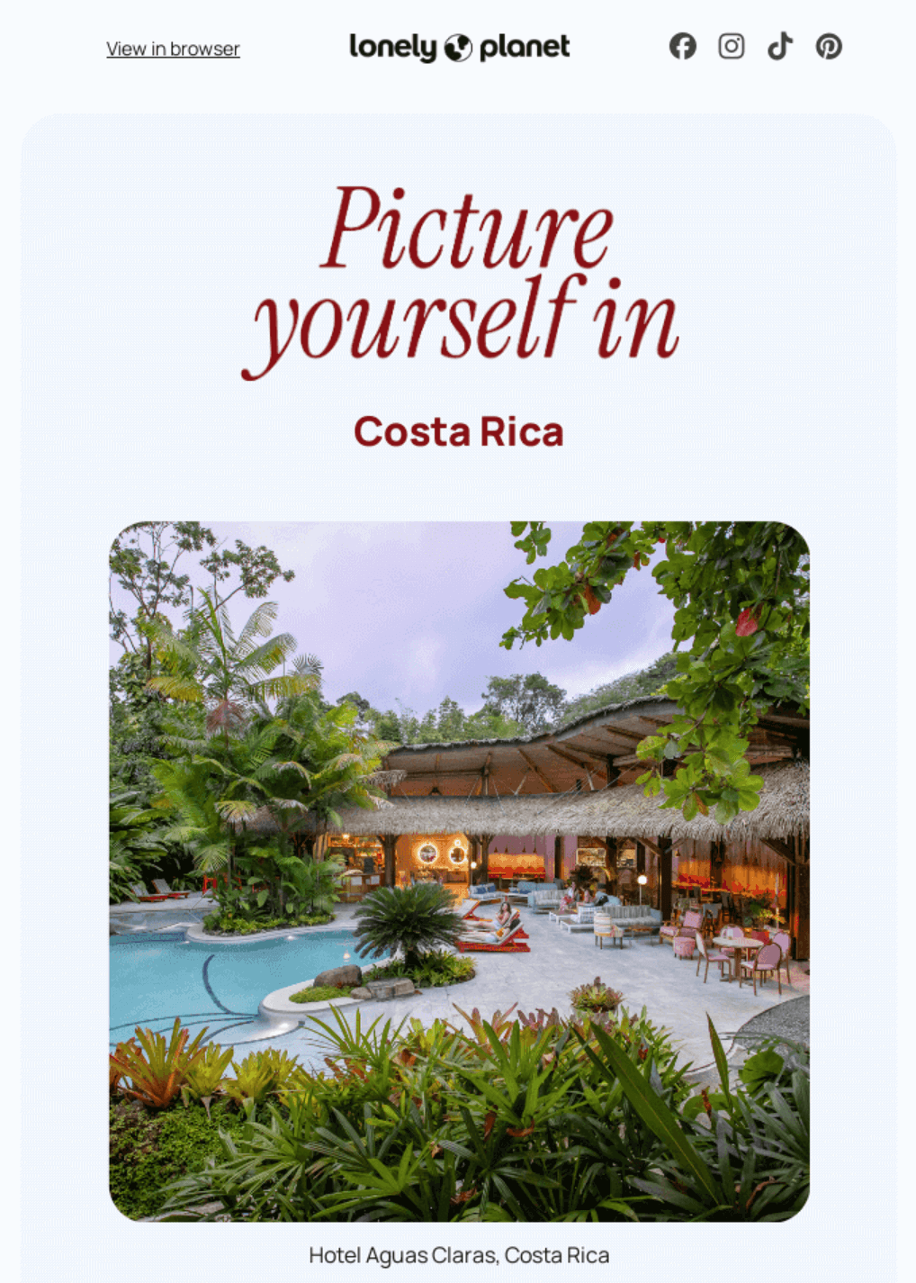 lonely planet newsletter