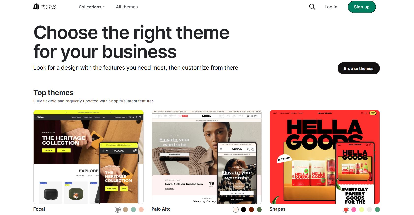 shopify themes