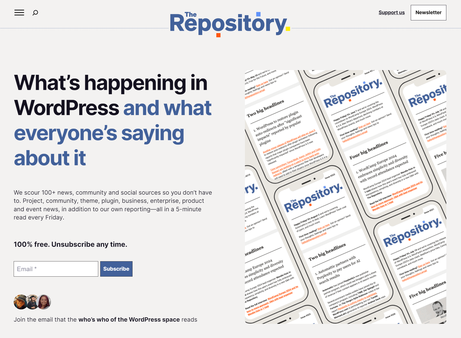 the repository