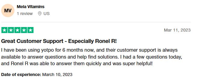 trustpilot review