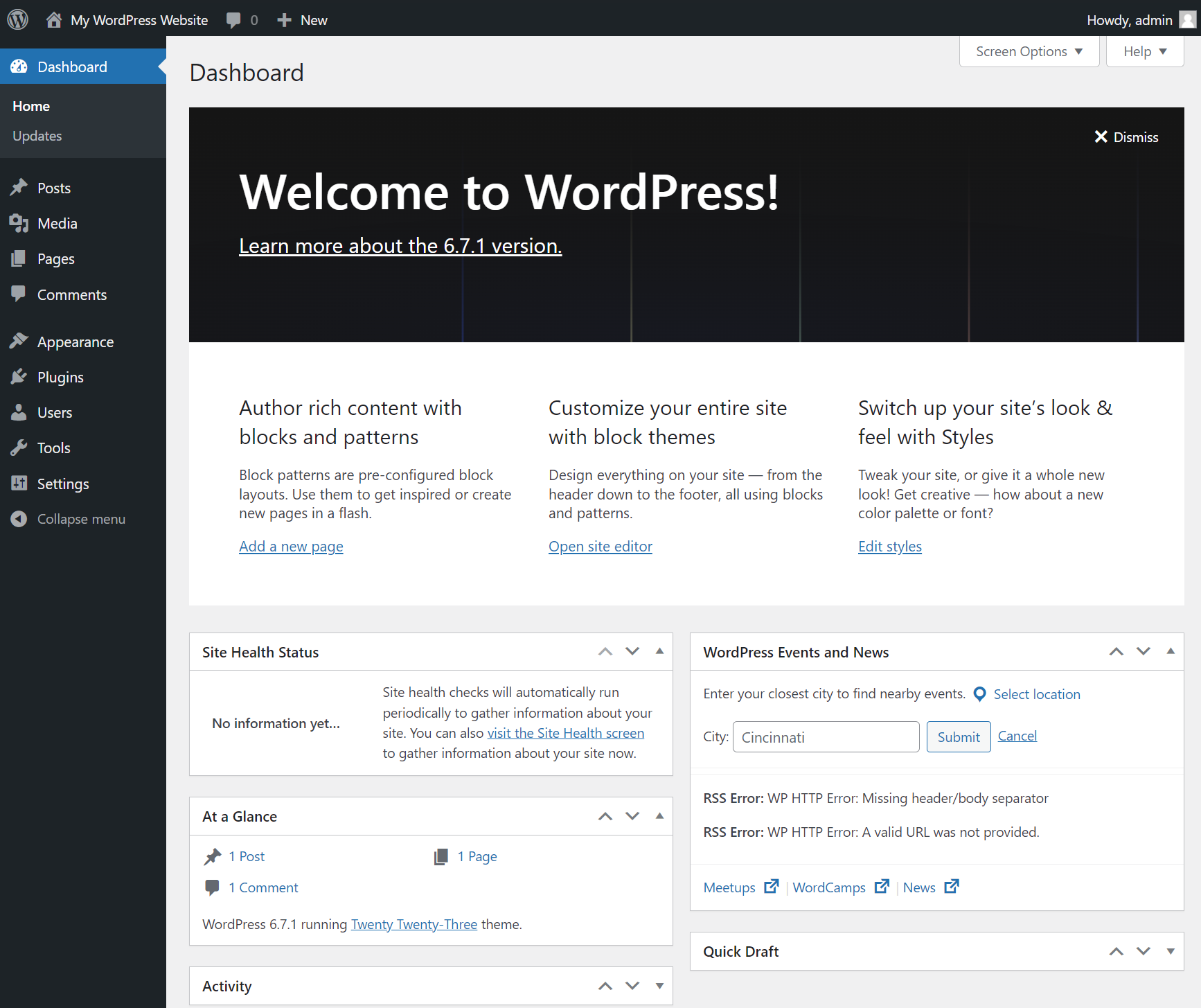 wordpress ease of use