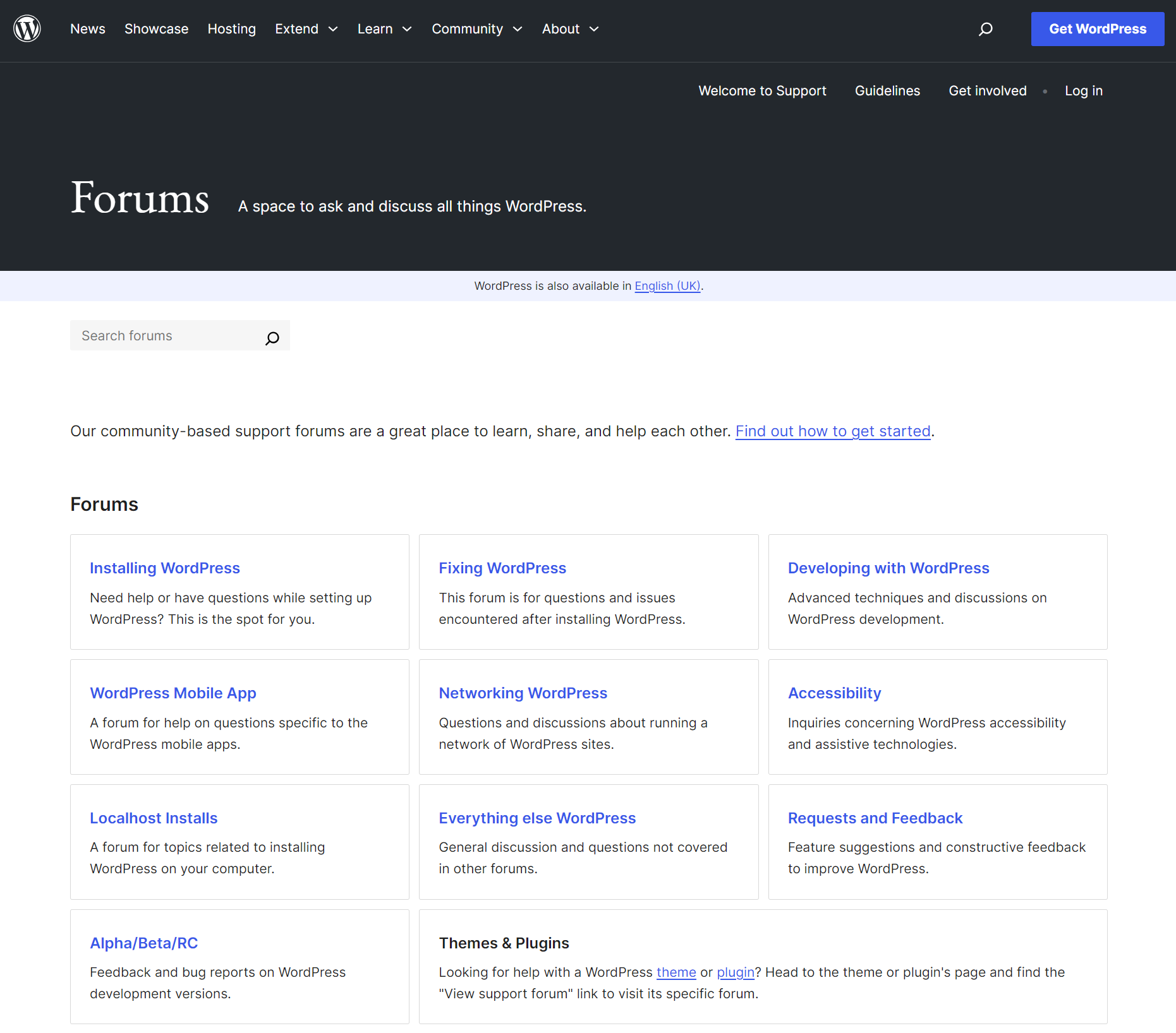 wordpress support