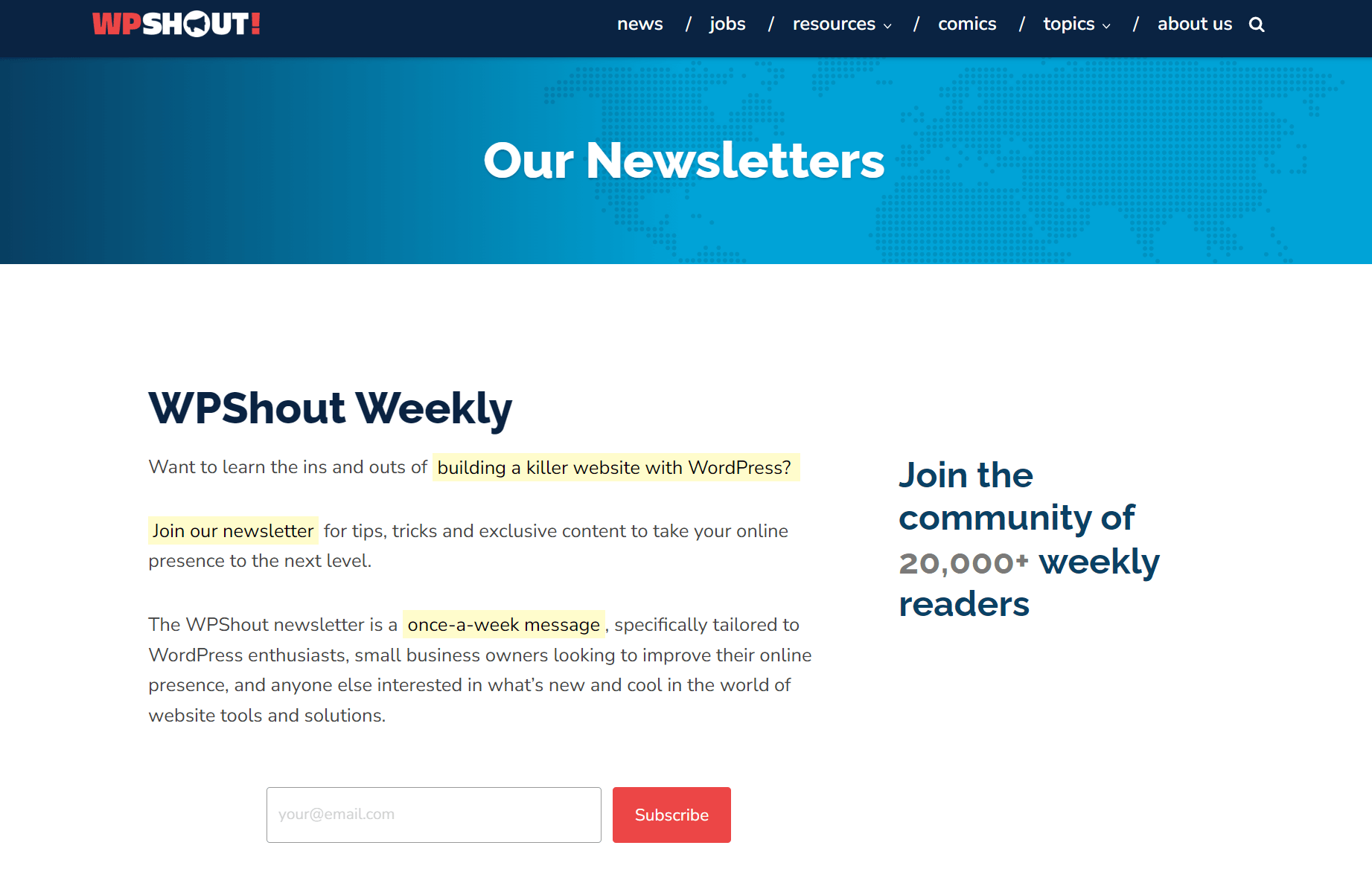 wpshout weekly