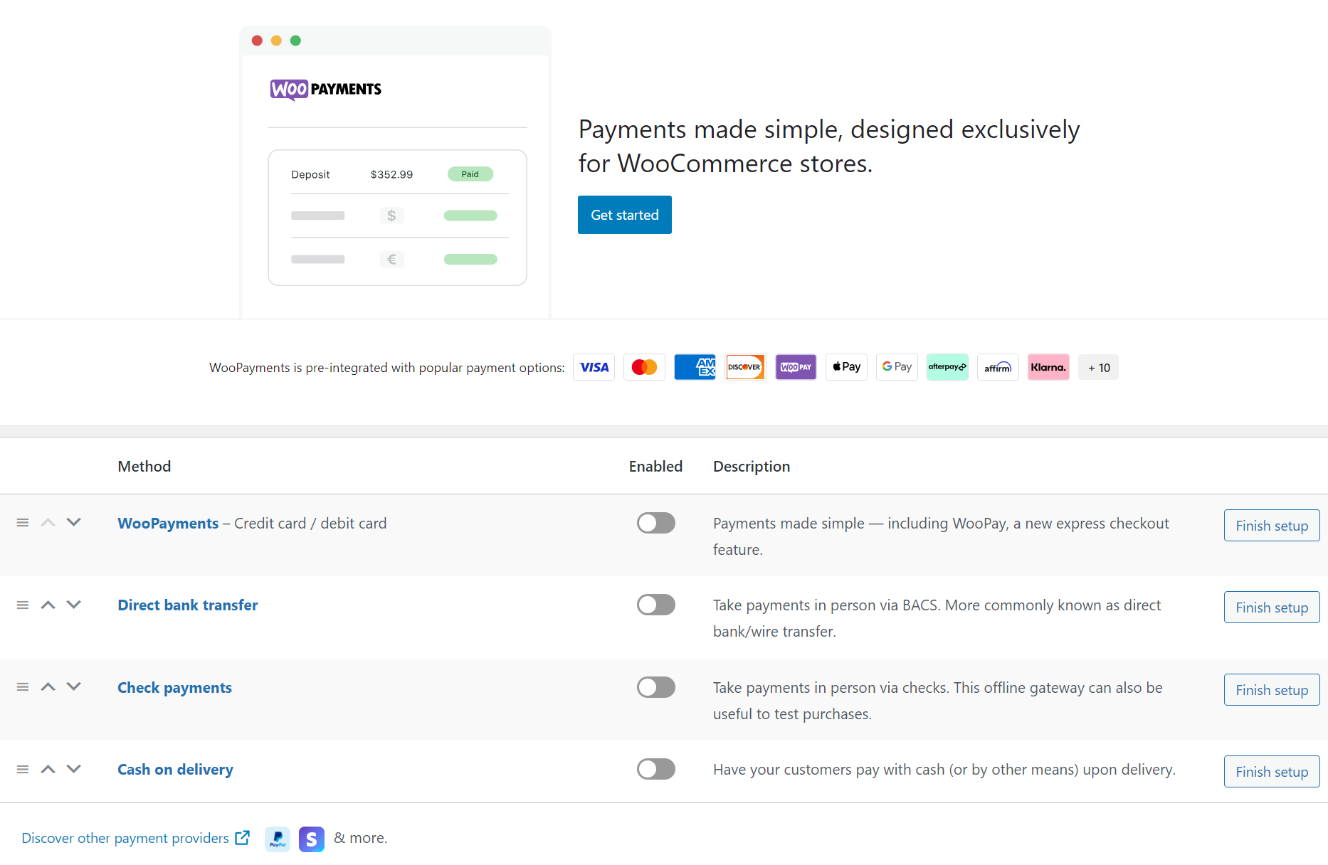 woocommerce payments