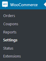 Woocommerce settings