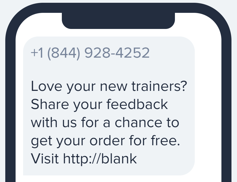 feedback request sms