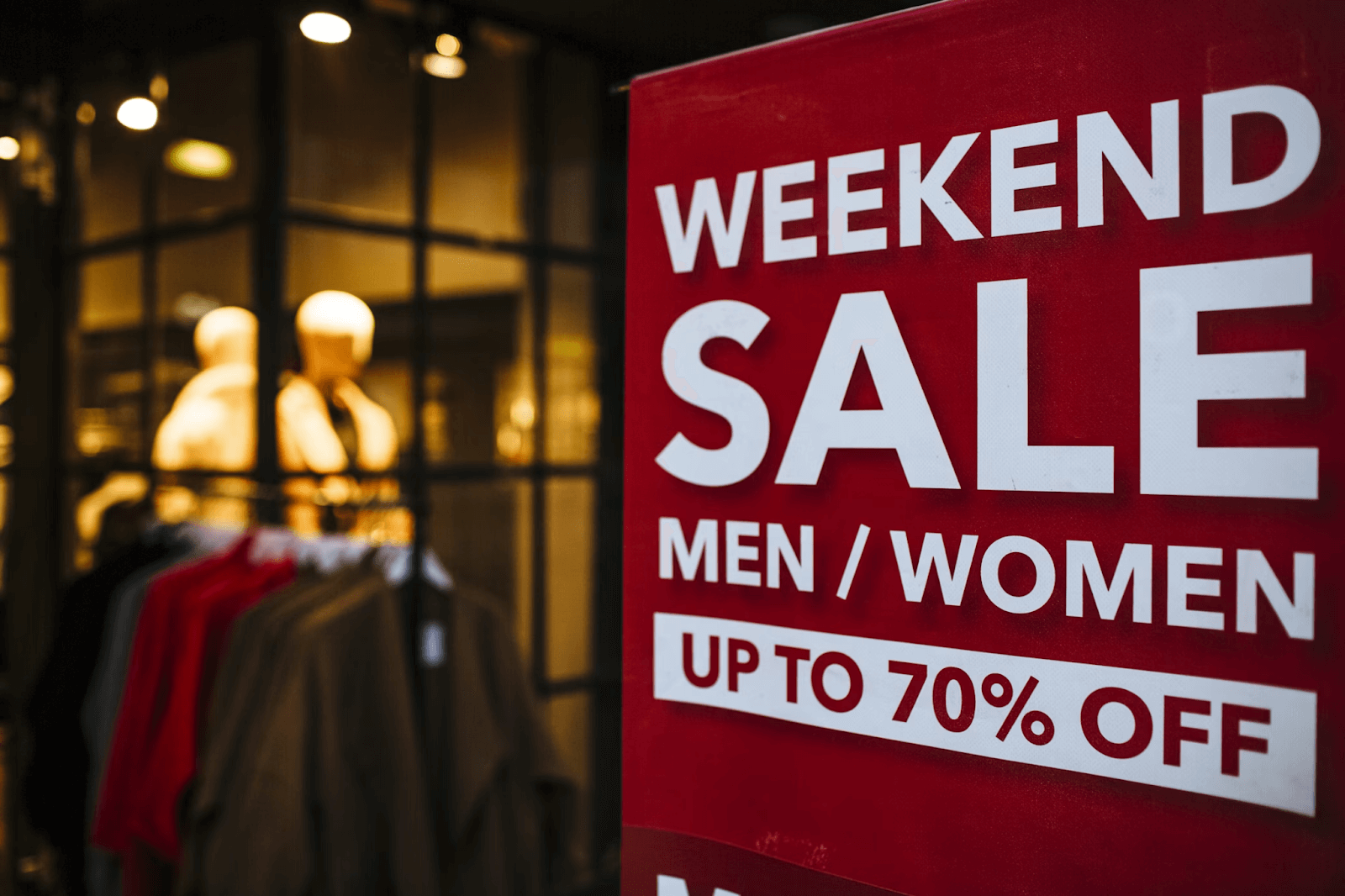 weekend sale