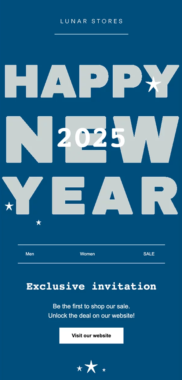 Omnisend holiday template