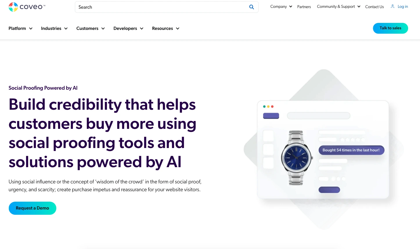 coveo homepage