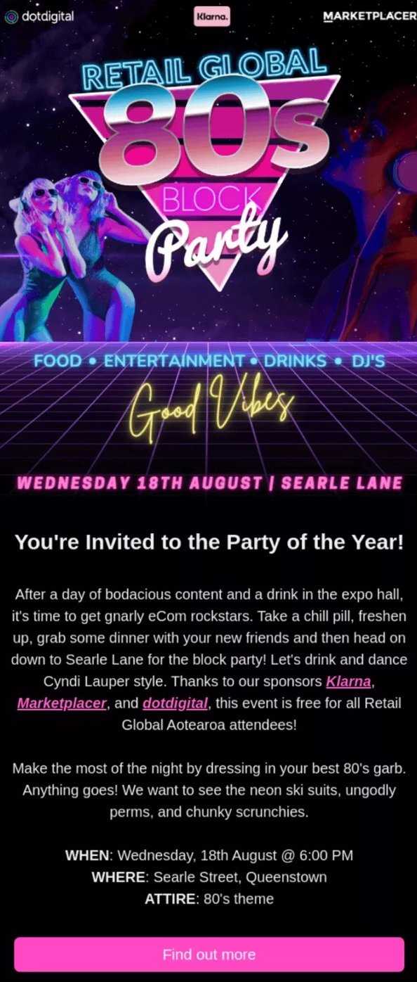 event invitation