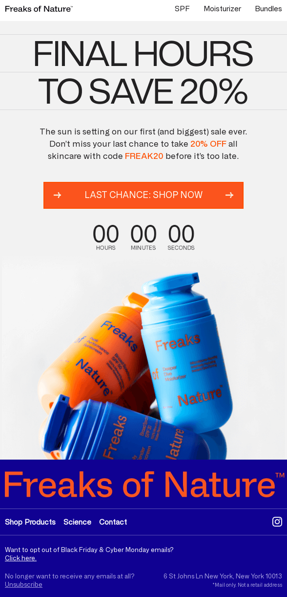 countdown email