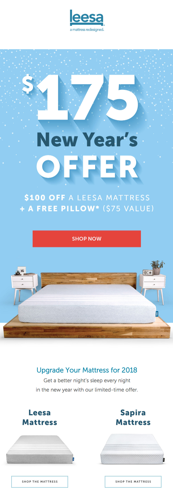 offer for new year email