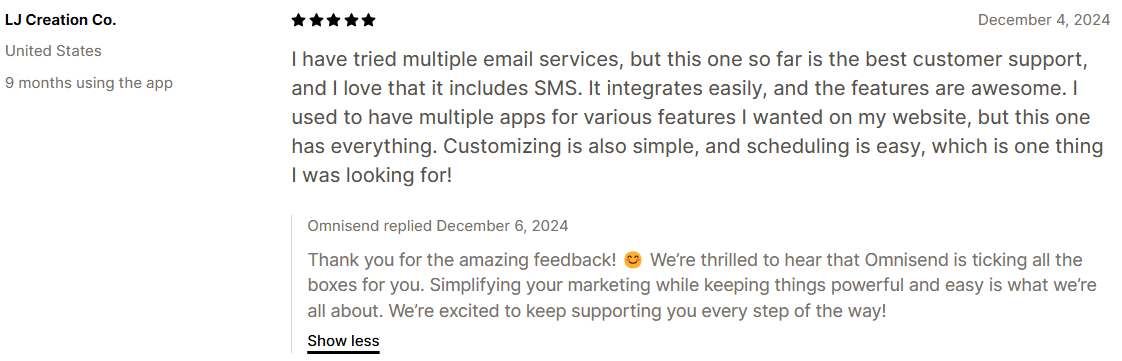 Omnisend review