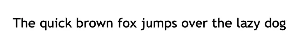 email-safe font - Trebuchet MS