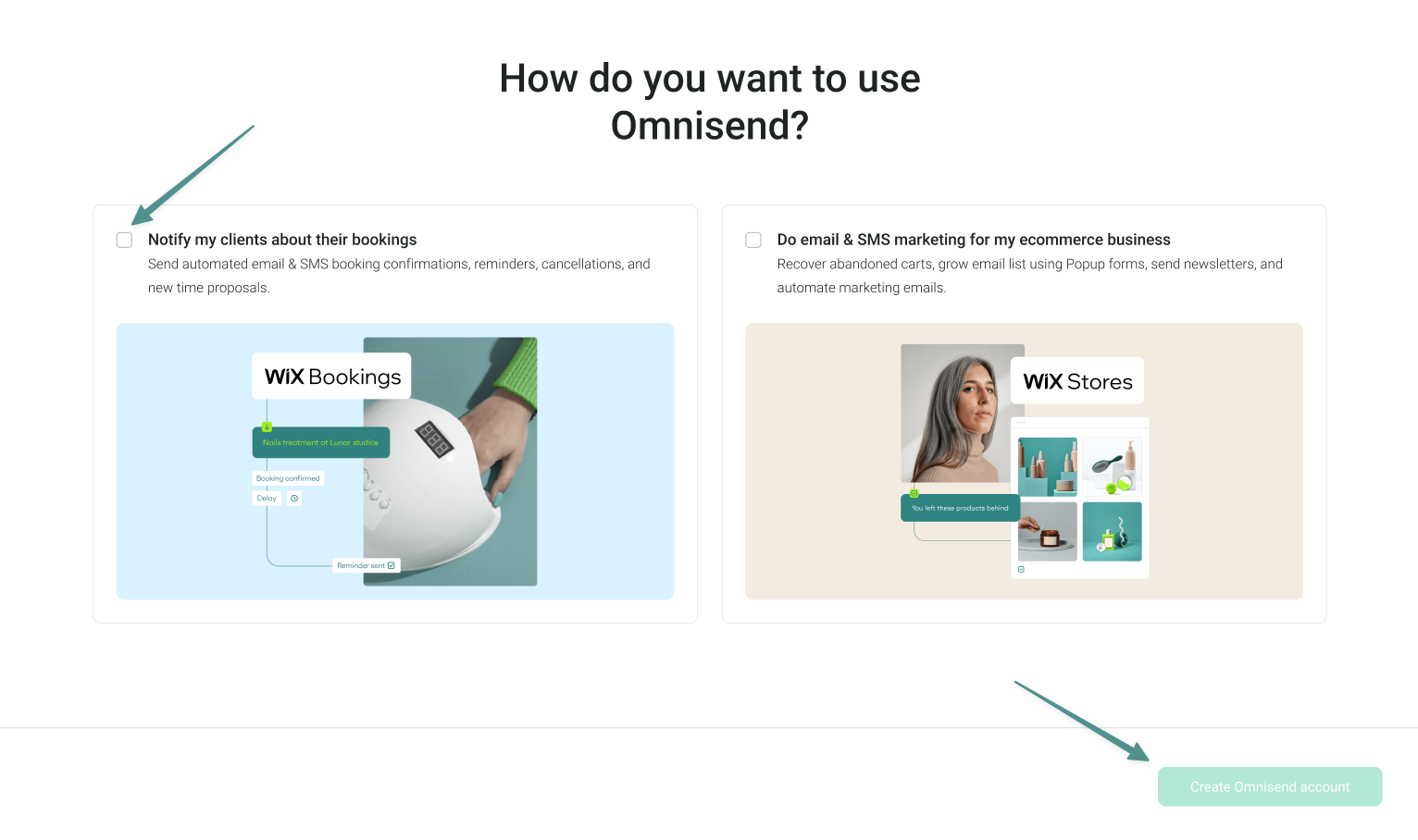 using Omnisend