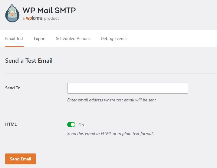 WordPress send email: WP mail SMTP tools