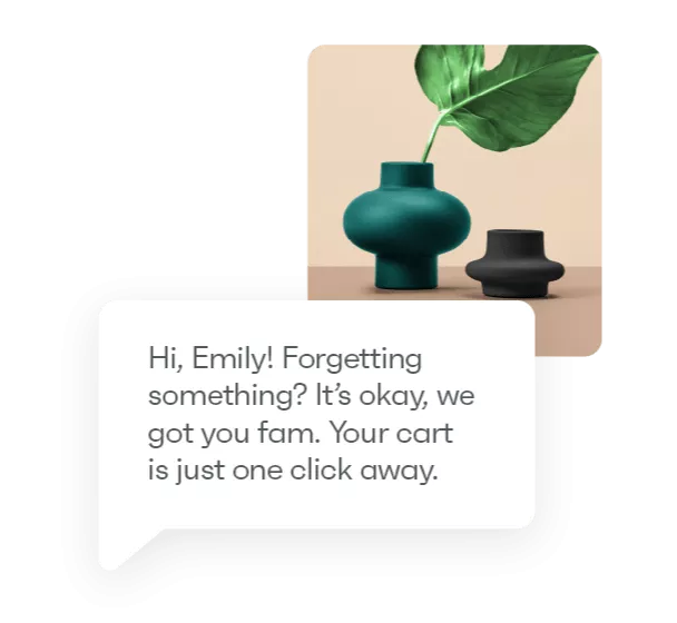 SMS in conversational tone