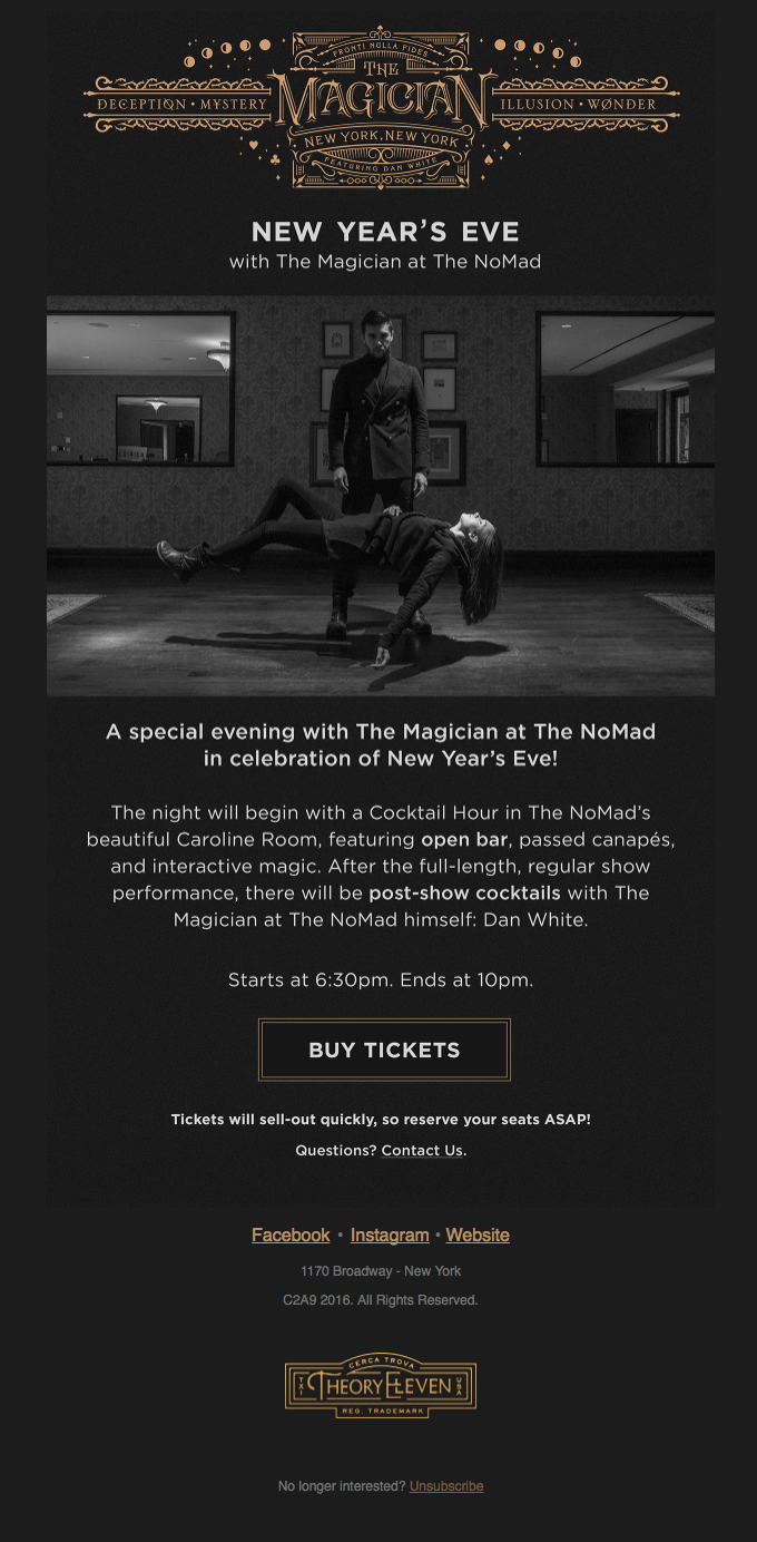 event invitation email