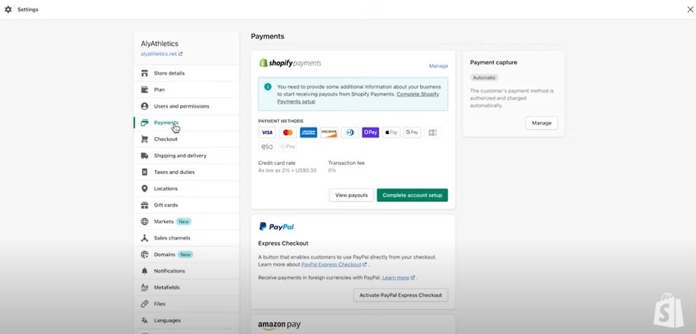 set up payment gateways