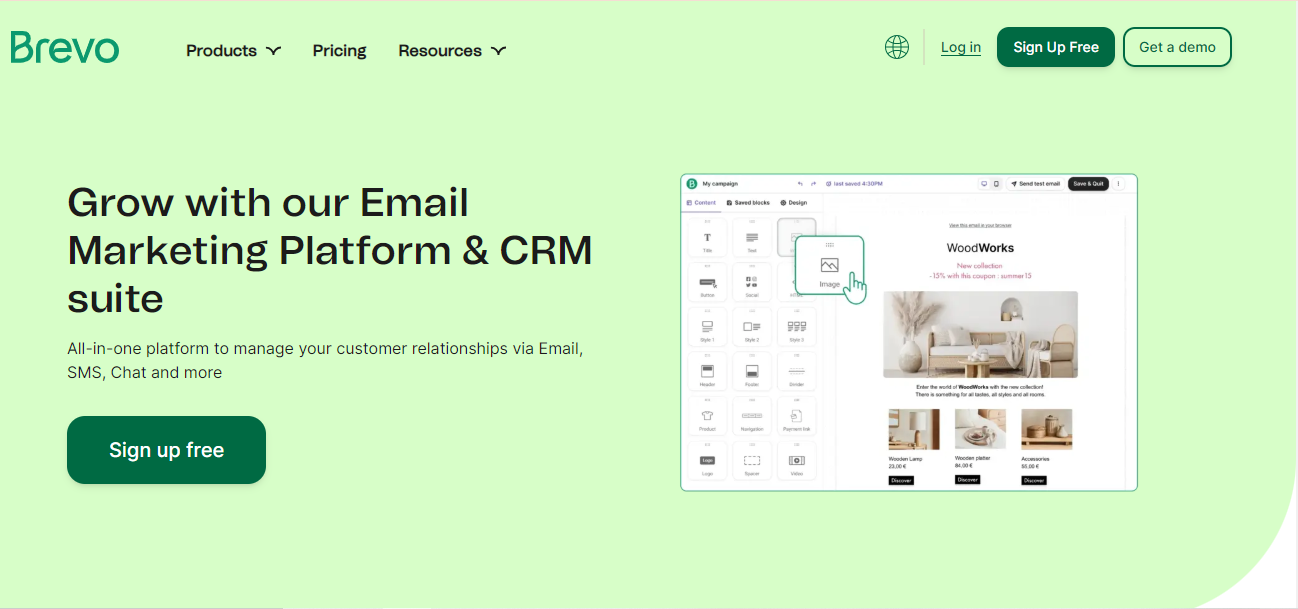 Cheap email marketing services: Brevo