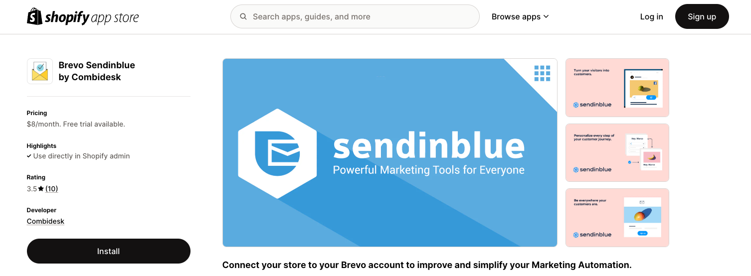 Best email marketing for Shopify: Brevo